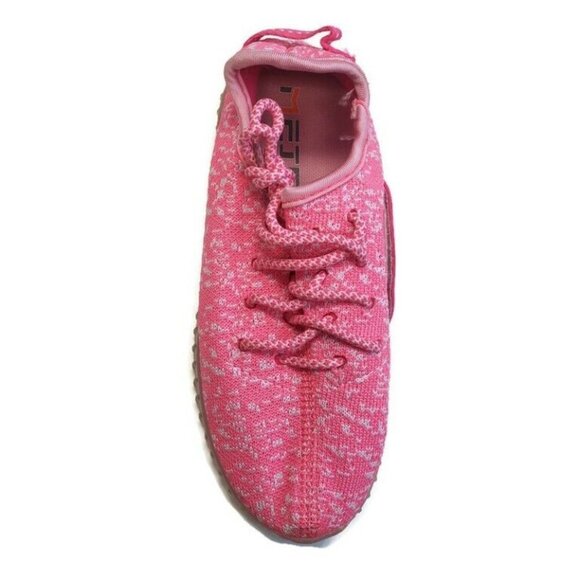 MEJC Girls LED Shoes Light Fashion Sneaker Pink Youth Size 1.5Y USB Charger - Picture 3 of 8